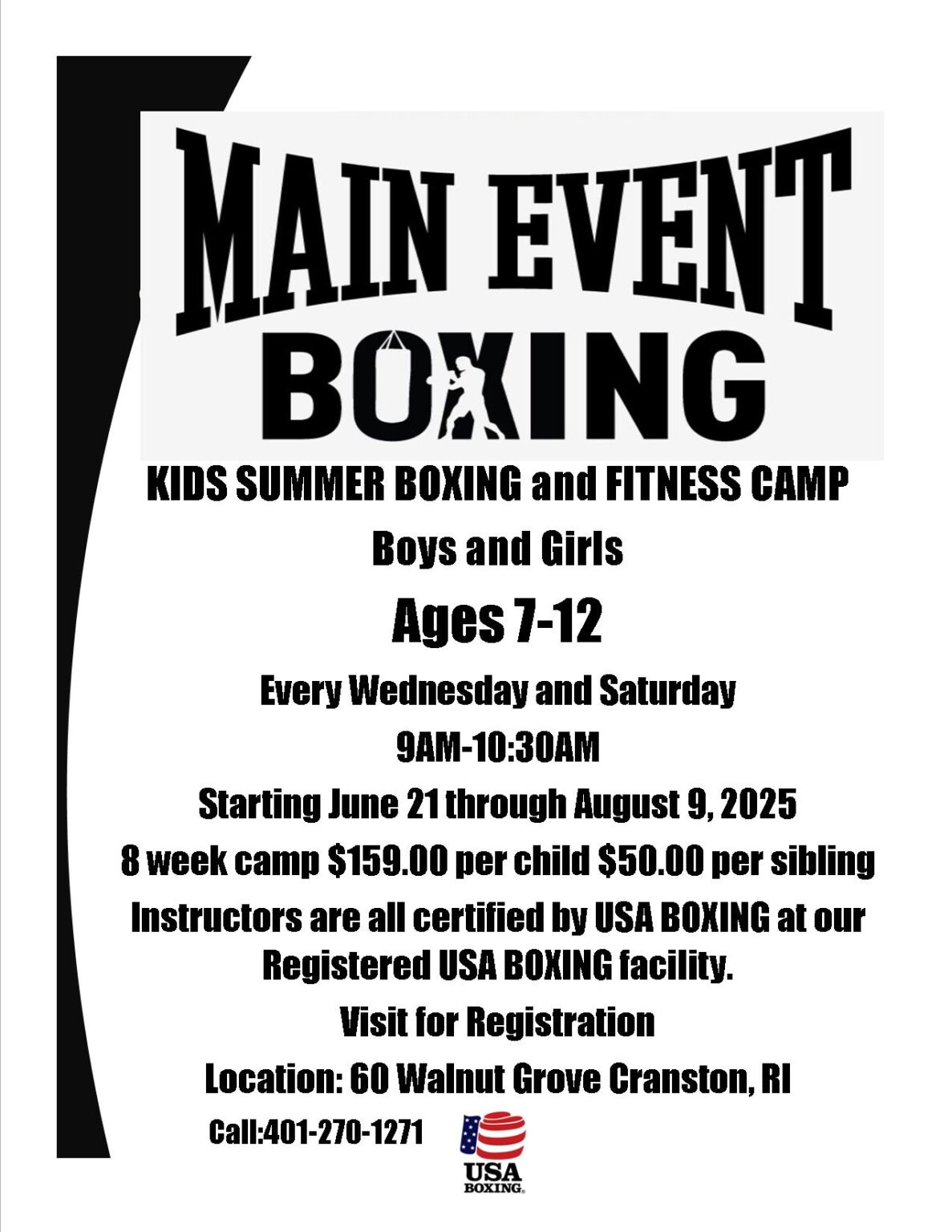 Youth Boxing Summer Programs 2025 – VYJSBI